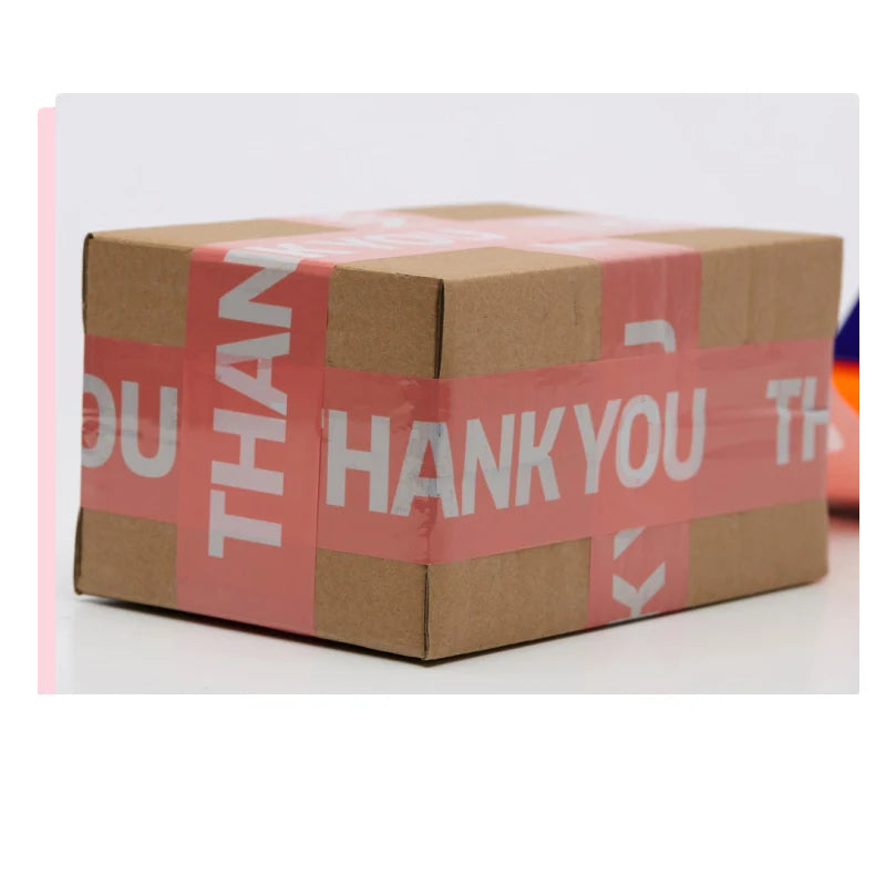 4.5cm x 100M Thank You Tape  Packing Tape, Colorful Printing Shipping Tape, Carton Decorative Tape for Sealing Boxes 박스테이프