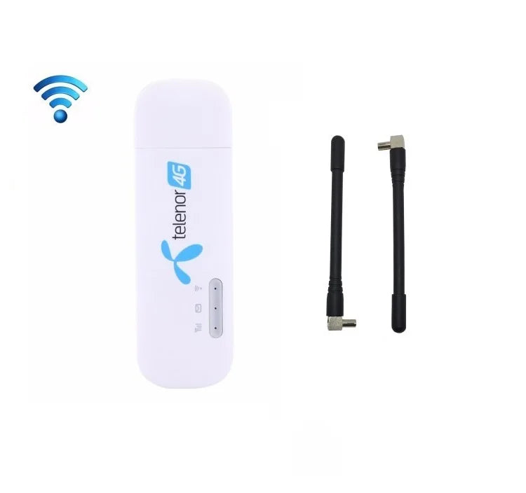Huawei E8372 E8372h-608 LTE USB Wingle LTE Universal 4G WiFi Modem Dongle Car Wifi  + 2PCS 4G Antenna