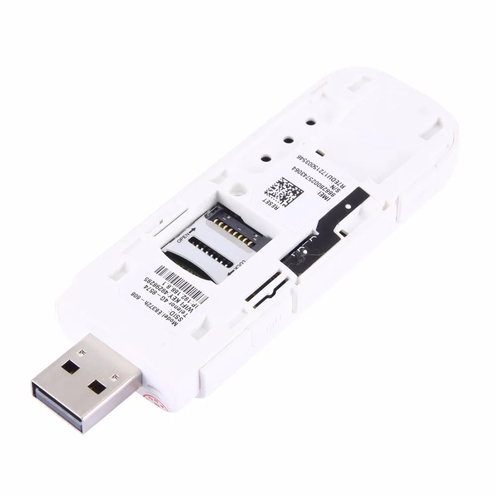 Huawei E8372 E8372h-608 LTE USB Wingle LTE Universal 4G WiFi Modem Dongle Car Wifi  + 2PCS 4G Antenna