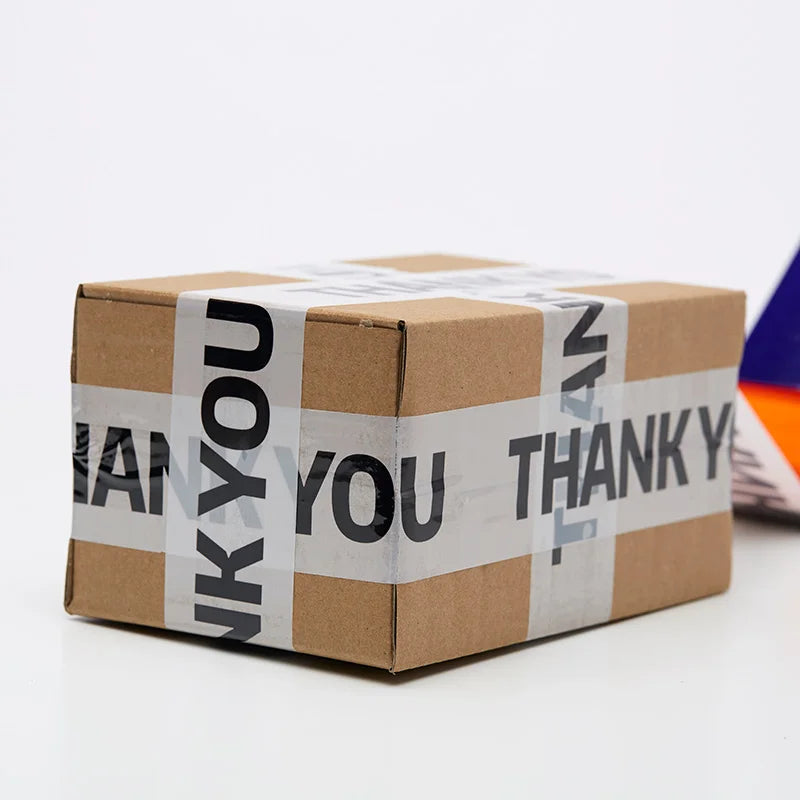4.5cm x 100M Thank You Tape  Packing Tape, Colorful Printing Shipping Tape, Carton Decorative Tape for Sealing Boxes 박스테이프