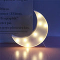 Lovely Star Cloud Moon Led 3D Night Lights Kids Bedroom Bedside Desk Light For Baby Children Room Wall Lamp Christmas Gift Toy