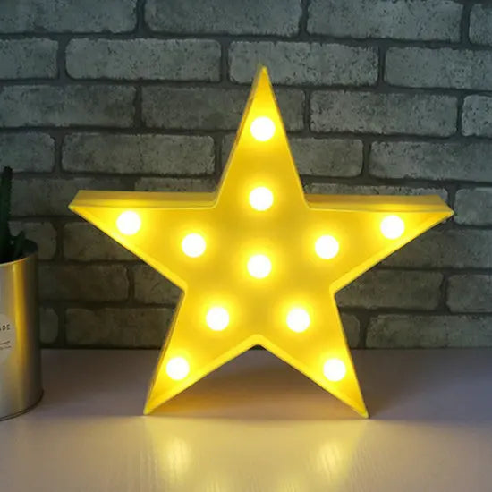 Lovely Star Cloud Moon Led 3D Night Lights Kids Bedroom Bedside Desk Light For Baby Children Room Wall Lamp Christmas Gift Toy