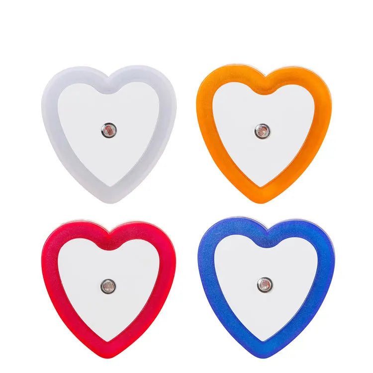 EU US Plug Light Sensor Control Mini LED Night Light 110V 220V Nightlight Lamps For Children Kids Living Room Bedroom Lighting