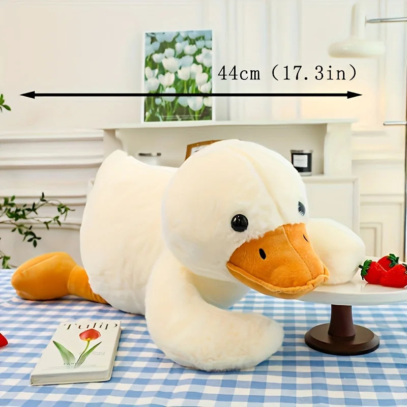 1pc 17.3 Inch Adorable Goose Plush Pillow - Soft & Cuddly Stuffed Animal Toy Halloween Thanksgiving Christmas Gifts【Valentine's