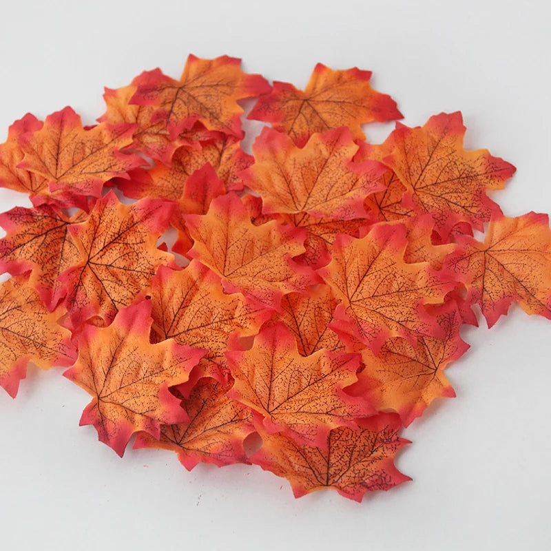 Mini Artificial Pumpkin Pine Cones Simulation Maple Leaves Halloween Pumpkin Thanksgiving Autumn Wedding Photo Props Decorations