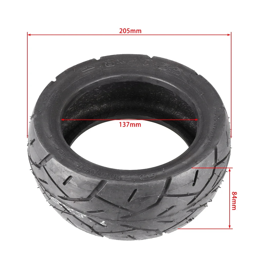 8x3.5-5.5 Tire Wheel Compatible with Electric Scooters Rubber Strong Smart Self-Balance Scooters Boards Deep Tread Patterns