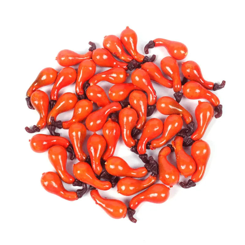 Mini Artificial Pumpkin Pine Cones Simulation Maple Leaves Halloween Pumpkin Thanksgiving Autumn Wedding Photo Props Decorations