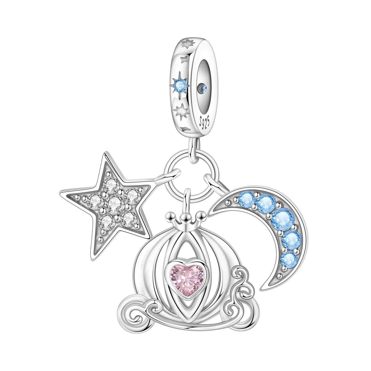 Cycuff 925 Sterling Silver Magic Book Guardian Beads Original Pendants Bracelet Charm Jewelry Party DIY Trendy Gifts