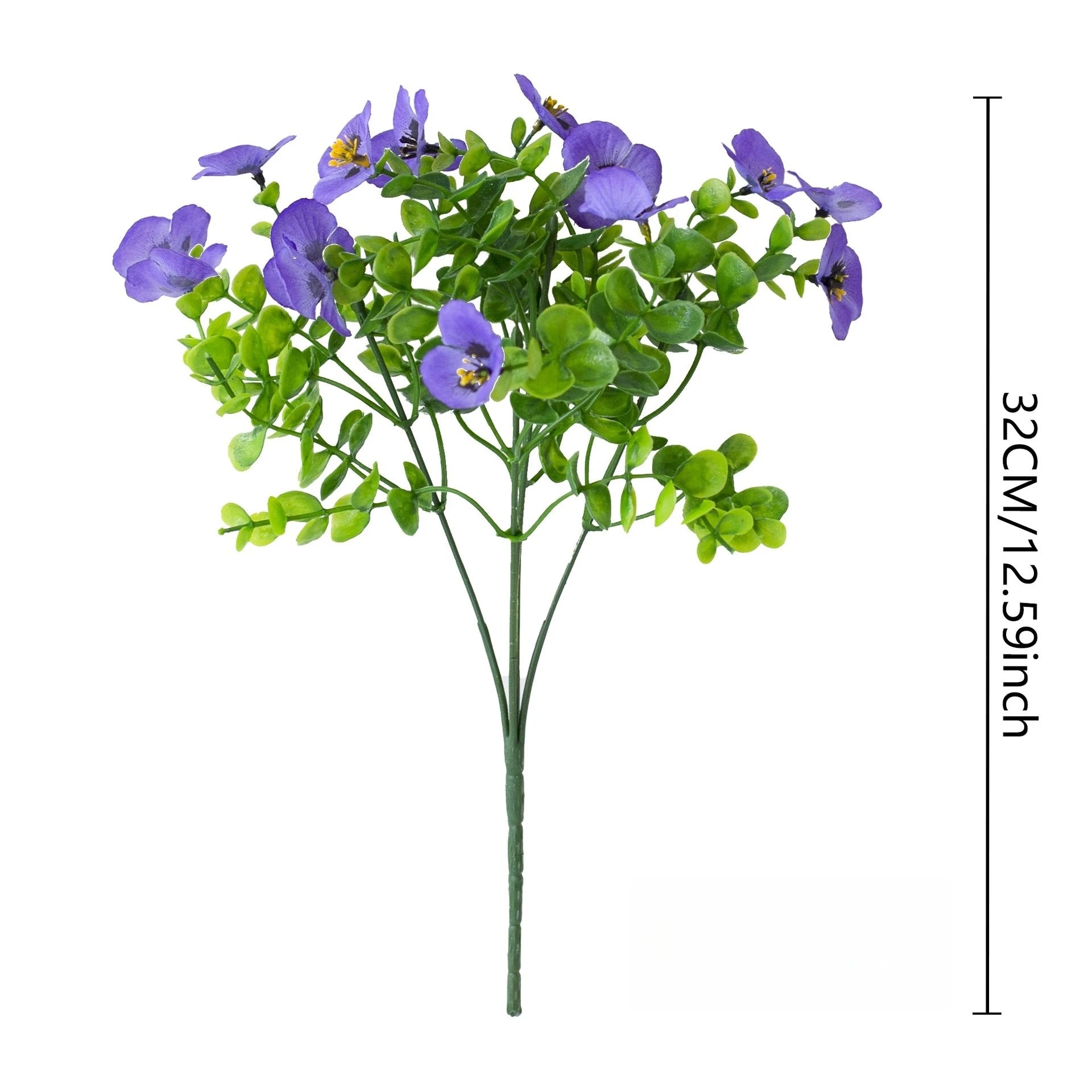 7pcs, artificial flowers for outdoors,UV-resistant fake plants, suitable for Thanksgiving,Halloween,Christmas decorative items