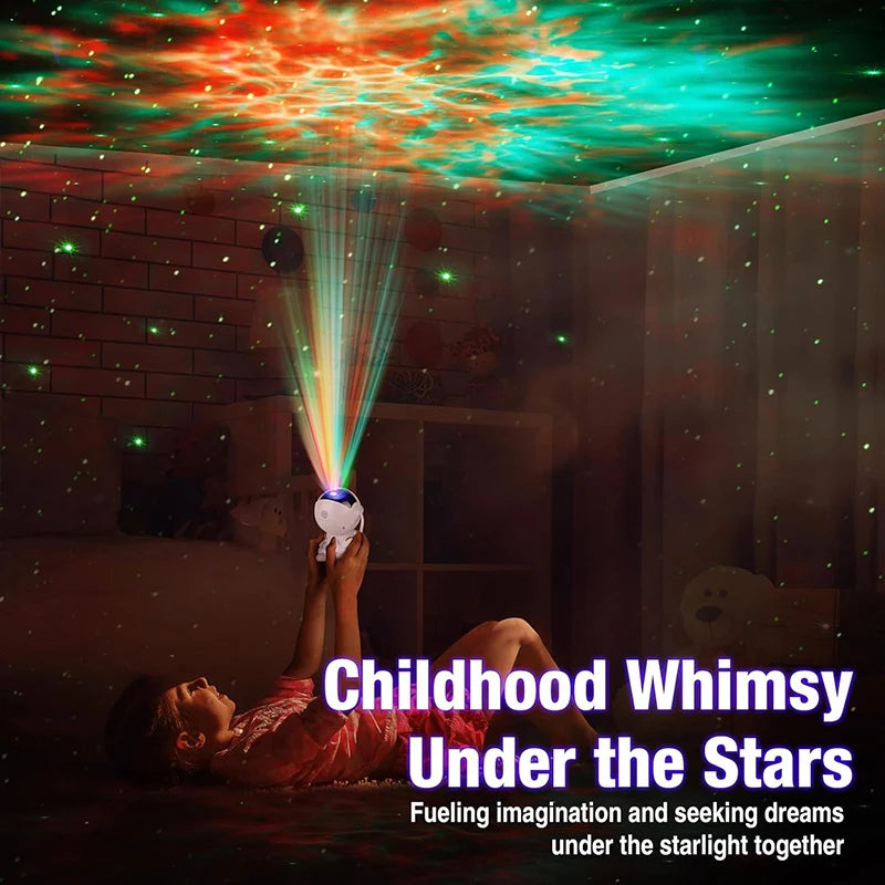 Astronaut Galaxy Projector, Star Projectors with Timer and Remote, Night Light LED Nebula Lamp for Kids Adults, Room Decor Gift