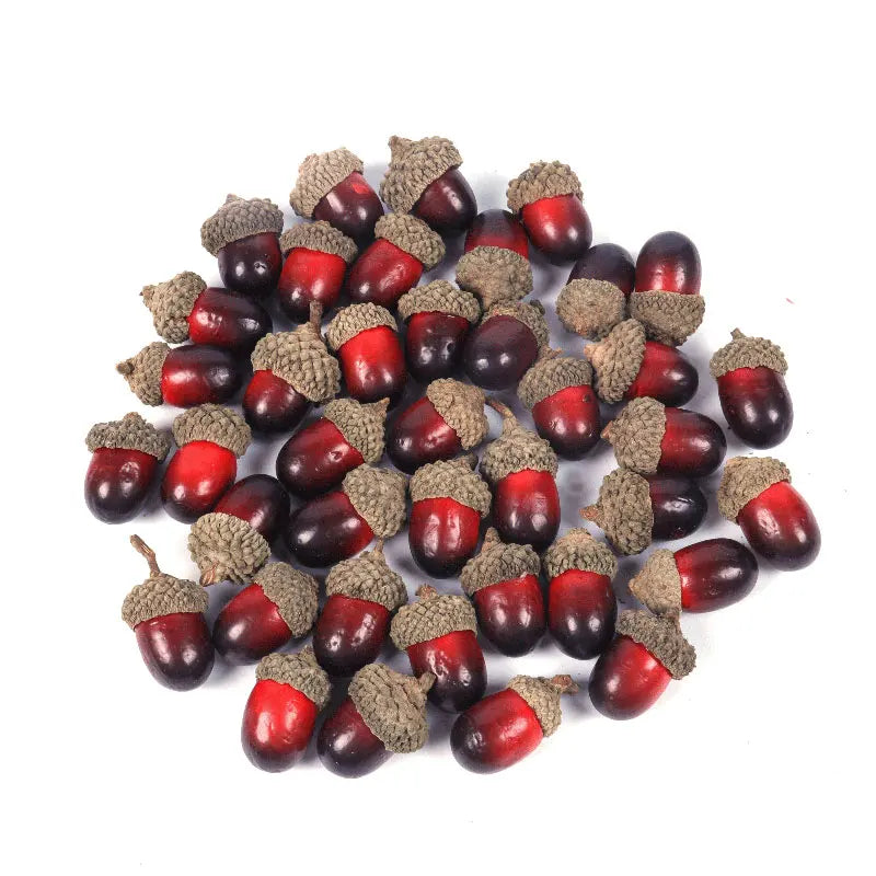 Mini Artificial Pumpkin Pine Cones Simulation Maple Leaves Halloween Pumpkin Thanksgiving Autumn Wedding Photo Props Decorations