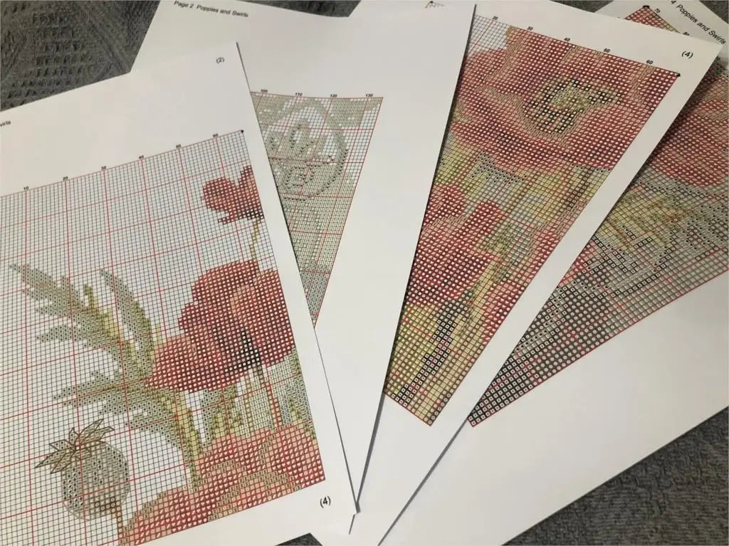 -Thanksgiving Bouquet 2-34-39 Cross Stitch Set Chinese Cross-stitch Kit Embroidery Needlework Craft Packages Fabric Floss