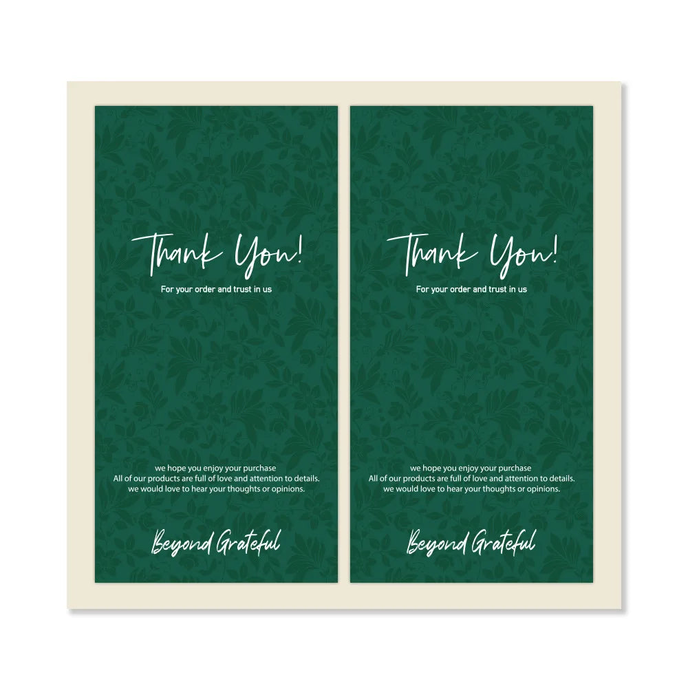 10-50pcs Red/Blue/Green 'Thank You' Rectangular Seal Sticker Gift Sticker For Homemade Bakery Packaging Decoration Label