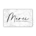 30pcs French MERCI Card Thank you for your support Thanks Greeting Card Appreciation Cardstock for Sellers Gift