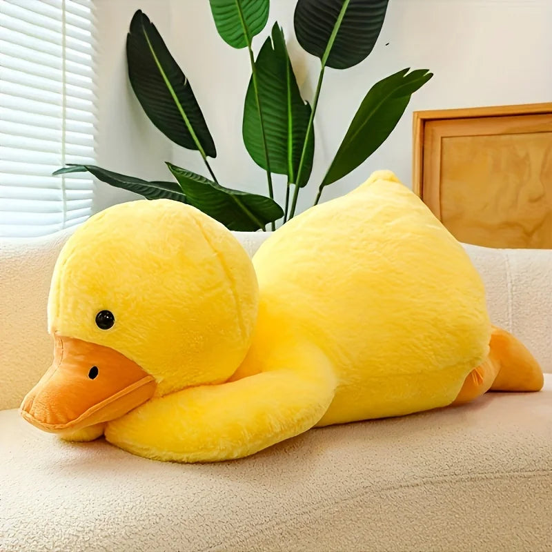 1pc 17.3 Inch Adorable Goose Plush Pillow - Soft & Cuddly Stuffed Animal Toy Halloween Thanksgiving Christmas Gifts【Valentine's