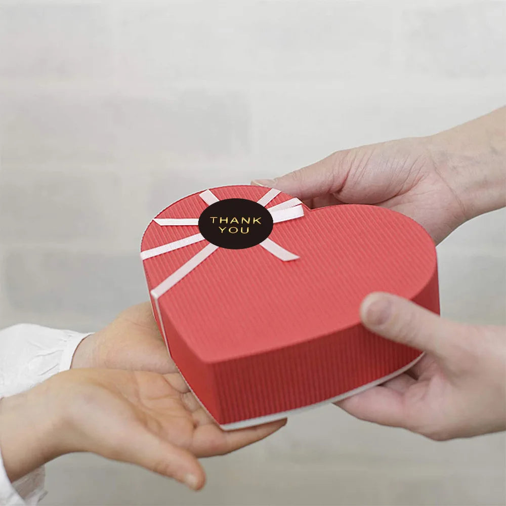 50-500Pcs Gift Sealing Thank You Stickers Christmas Design Scrapbooking Festival Birthday Party Decorations Labels 1Inch