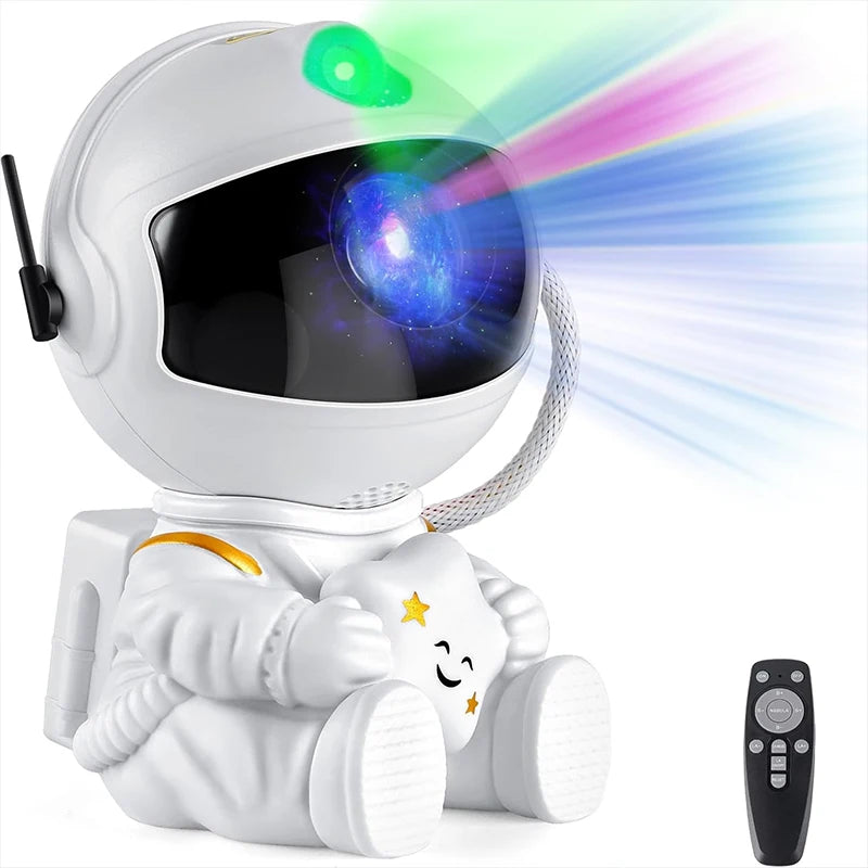 Astronaut Galaxy Projector, Star Projectors with Timer and Remote, Night Light LED Nebula Lamp for Kids Adults, Room Decor Gift