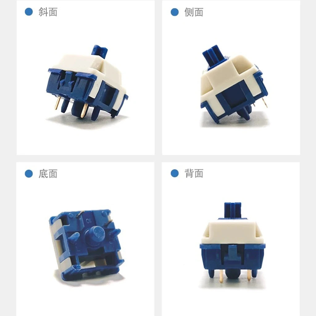 HMX Xinhai Switch 5Pin Linear 37gf 57gf Mechanical Keyboard For Gaming Keyboard Kit Factory Lubed Voice Actor Axis HC Studio