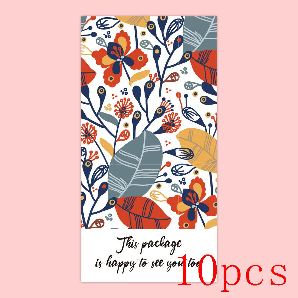 10-50pcs Red/Blue/Green 'Thank You' Rectangular Seal Sticker Gift Sticker For Homemade Bakery Packaging Decoration Label