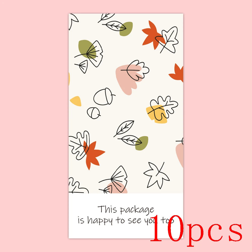 10-50pcs Red/Blue/Green 'Thank You' Rectangular Seal Sticker Gift Sticker For Homemade Bakery Packaging Decoration Label