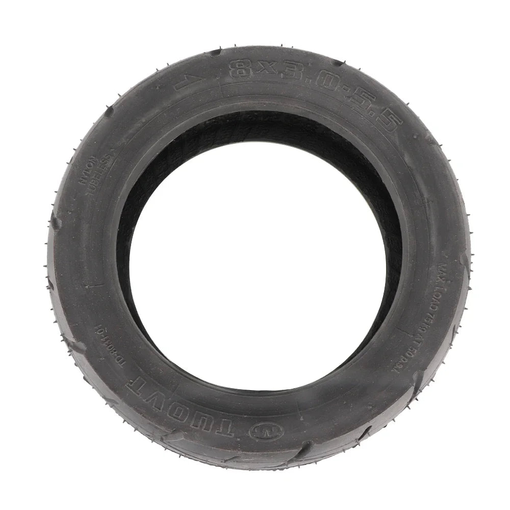 8x3.5-5.5 Tire Wheel Compatible with Electric Scooters Rubber Strong Smart Self-Balance Scooters Boards Deep Tread Patterns