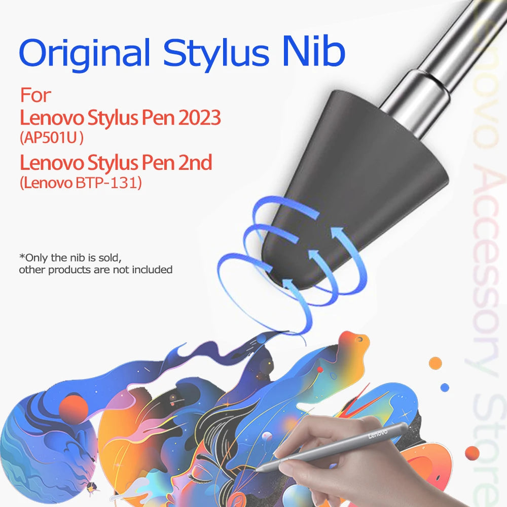 Original Stylus nib Touchpen Tip for Lenovo Stylus AP501U 2023 Lenovo pen 2nd for Lenovo Tablet Pad Tab  Two-pack