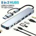 7-IN-2 USB3.0 HUB USB C HUB 5Gbps High Speed Transfer USB Splitter C- to-USB OTG Adapter for Macbook Pro Laptop Tablet