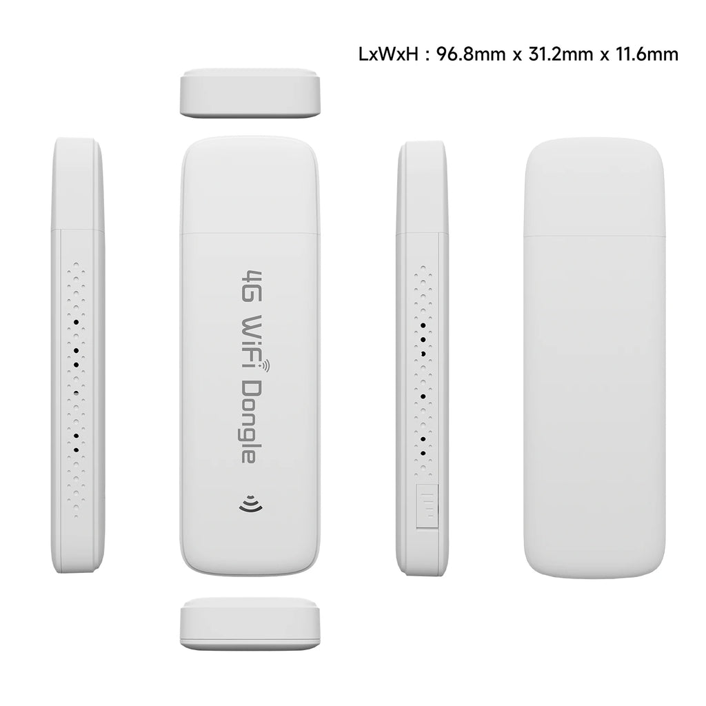 TIANJIE UF600 4G LTE WiFi 6 Router Portable Hotspot Pocket USB Dongle Stay Connected Anywhere Wireless Modem