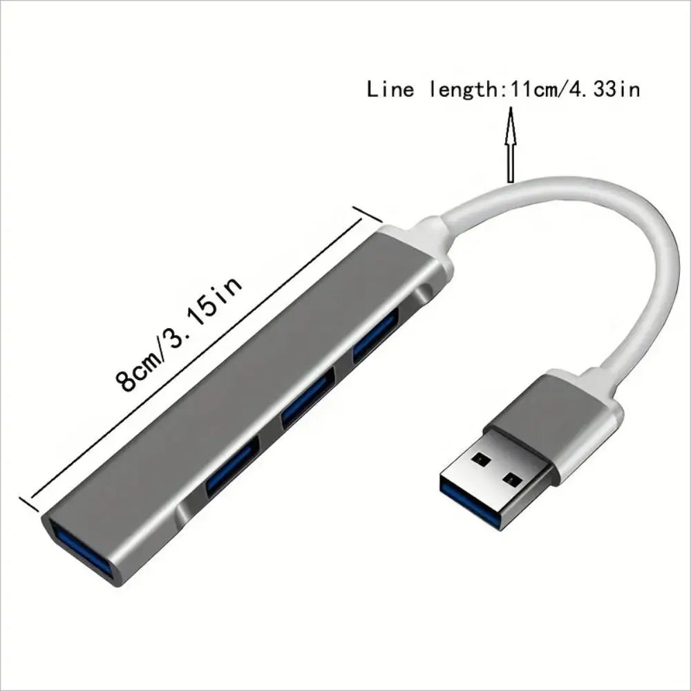USB C HUB 3.0 Type C Extender 4 Port Splitter Adapter OTG Docking Station For Phone Macbook Pro 13 15 Air PC Laptop Computer Hub