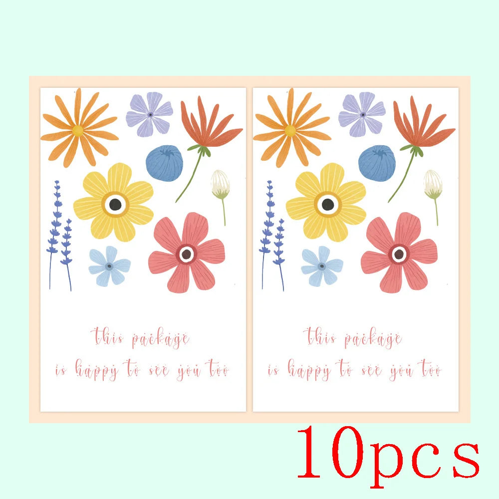 10-50pcs Red/Blue/Green 'Thank You' Rectangular Seal Sticker Gift Sticker For Homemade Bakery Packaging Decoration Label