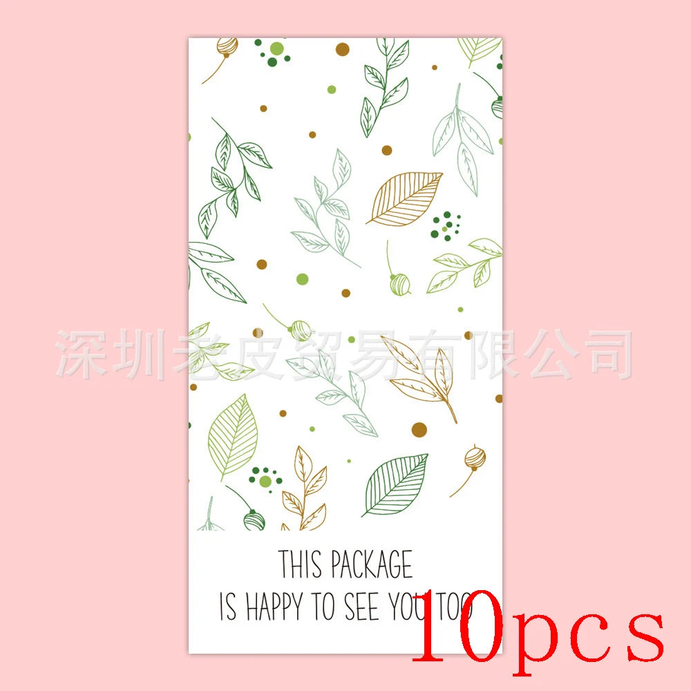 10-50pcs Red/Blue/Green 'Thank You' Rectangular Seal Sticker Gift Sticker For Homemade Bakery Packaging Decoration Label